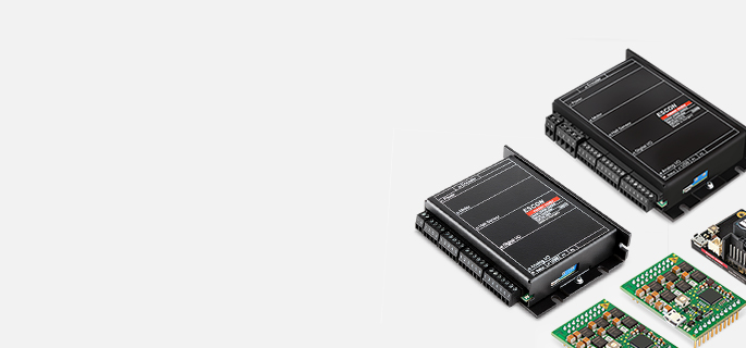 Tutti i regolatori di corrente, velocit&agrave; e posizionamento sono concepiti specificamente per motori DC ed EC fino a 1000 watt