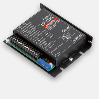DEC 50/5, Amplificatore digitale 1-Q-EC 50 V / 5 A, regolatore di velocità, uscita PWM