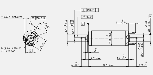 Pignone Motore Carson In Acciaio Temprato – 16 Denti, Modulo 0.6 (500013424) Per Tamiya